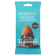 Forest Feast Salted Dark Chocolate Almonds 40g - (Pack of 12)