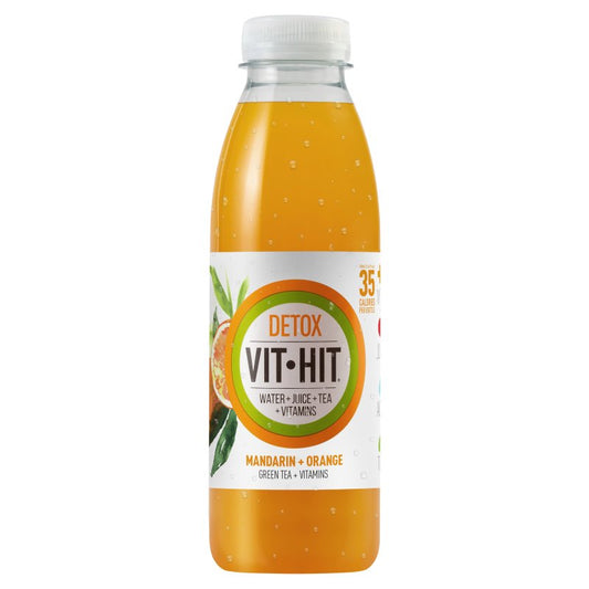 Vit-Hit Detox: Mandarin+Orange - 500ml (Pack of 12)