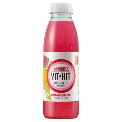 VITHIT Immunitea Dragonfruit & Yuzu - 500ml (Pack of 12)