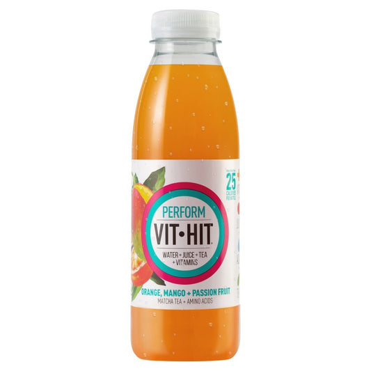 Vit-Hit Perform - Orange, Mango, Passionfruit - 500ml (Pack of 12)