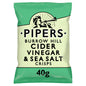 Pipers Burrow Hill Cider Vinegar & Sea Salt Crisps 40g (Box of 24)