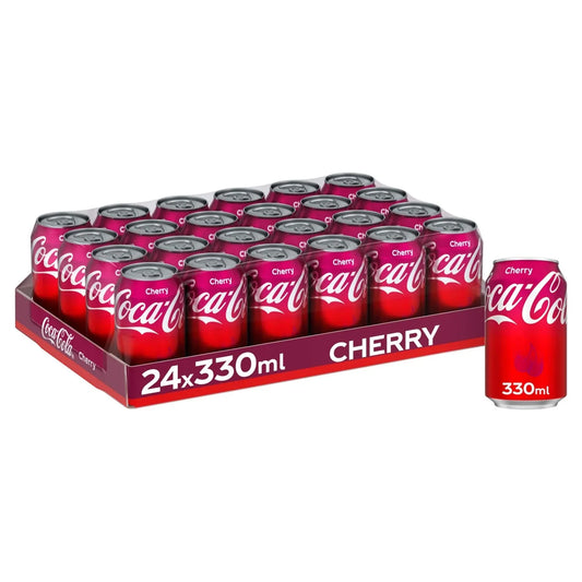 Coca-Cola Cherry - 330ml Cans (Case of 24)