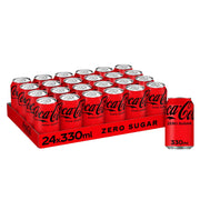 Coca-Cola Zero Sugar - 330ml Cans (Case of 24)