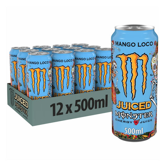 Monster Juiced Mango Loco - 500ml (Pack of 12)