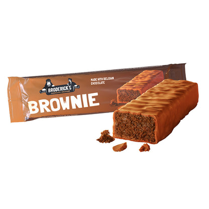 Broderick's Chocolate Brownie Bars - 50g (Box of 20)