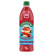 Robinsons Summer Fruits Single Strength Squash  - No Added Sugar | 1 Litre