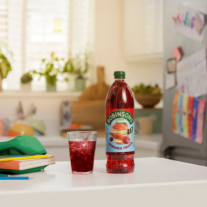 Robinsons Summer Fruits Single Strength Squash  - No Added Sugar | 1 Litre