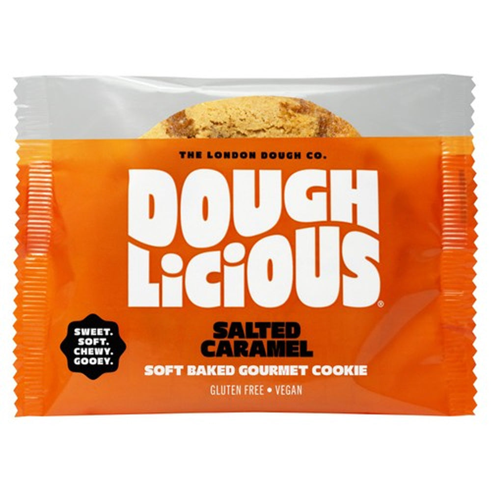 Doughlicious Salted Caramel Soft Bake Cookie - 82g (Pack of 12)