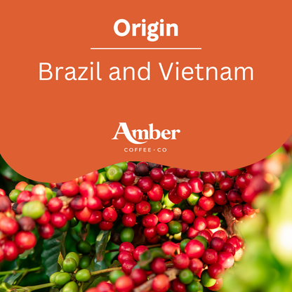 Amber Coffee Co House Blend Coffee Beans - 1kg (Case of 6)