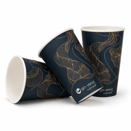 12oz Paper Vending Cups Go-Vend (Box of 1000)
