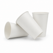 12oz White Single Wall Hot Cups - Box of 1000