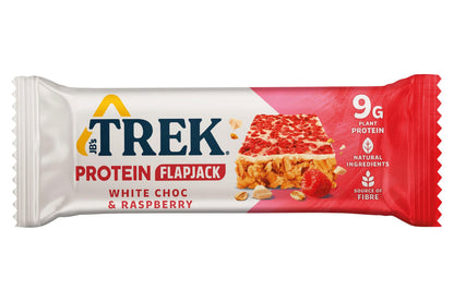 Trek White Chocolate & Raspberry Protein Flapjack 50g (Box of 16)