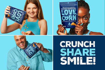 Love Corn Sea Salt Crunchy Corn 45g - 10 Pack