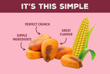 Love Corn Smoked BBQ Crunchy Corn 45g (10 Pack)
