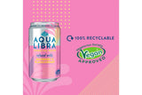 Aqua Libra Raspberry & Blackcurrant Sparkling Water Can 330ml (24 Pack)