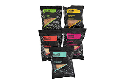 Bronte Luxury Biscuit Assortment - 5 Varieties Individually Wrapped Twin Packs (Box of 100)