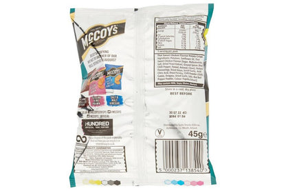 McCoy's Ridge Cut Thai Sweet Chicken Crisps 45g - Box of 36