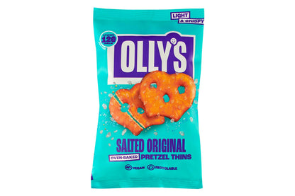 Olly's Pretzel Thins Original Salted 35g - Box of 10