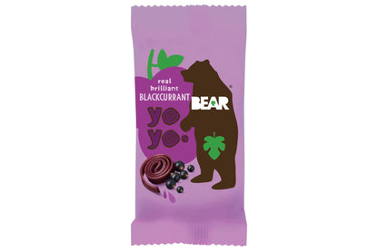 Bear Fruit Yoyos Blackcurrant - 20g (Box of 18)