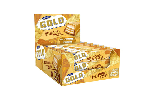 McVitie's Gold Billions Wafer - 39g (Box of 24)