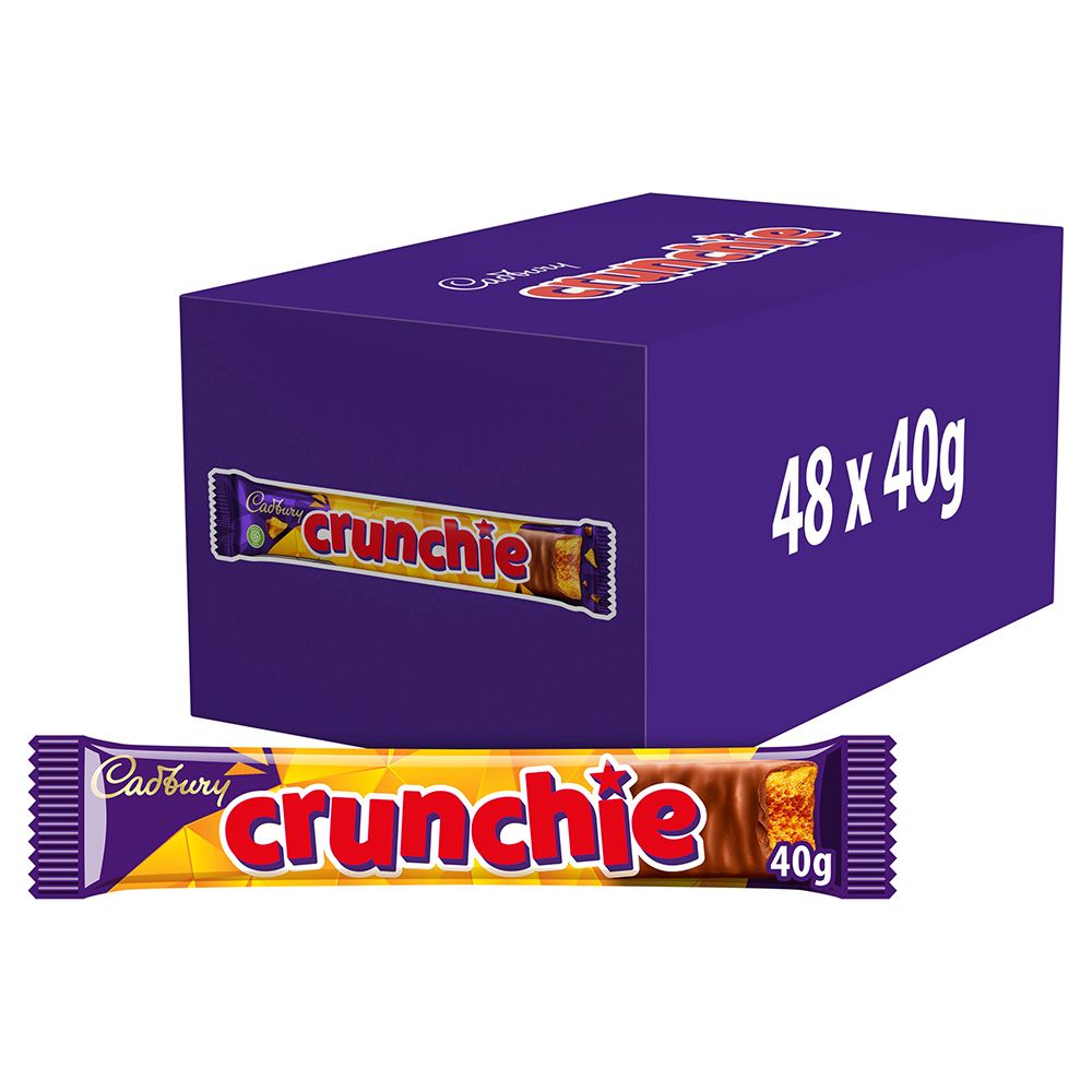 Cadbury Crunchie Bars - 40g (Box of 48)