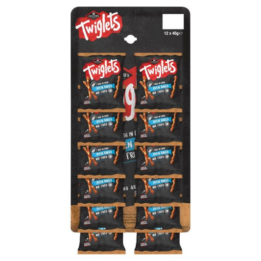 Jacob's Twiglets (Pub Card) 45g - Pack of 12