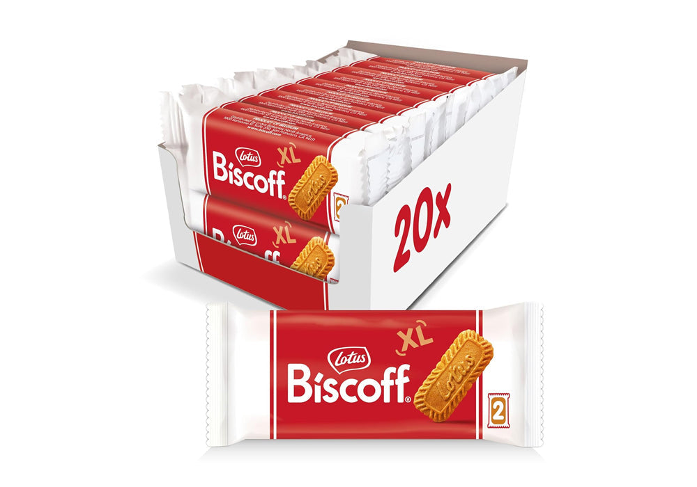 Lotus Biscoff XL Individually Wrapped Twin Packs - (Pack of 20)
