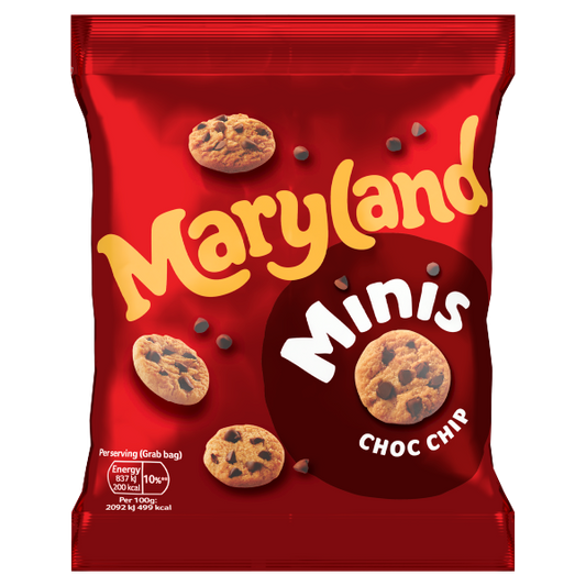 Maryland Mini Chocolate Chip Cookies Grab Bag - Catering Box 40g (Box of 48)