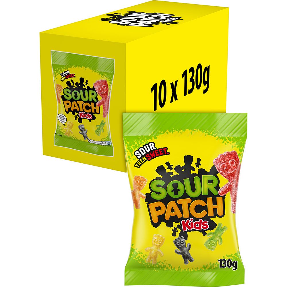 Sour Patch Kids - 130g (Pack of 10)