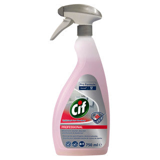 Cif Pro Formula 4in1 Washroom Plus Trigger Spray 750ml - Case of 6