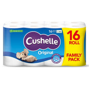 Cushelle Toilet Roll White Family Pack – 16 Pack