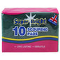 Super Bright Scouring Pads - Pack of 10