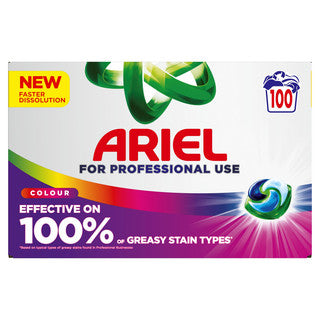 Ariel Professional 3-in-1 Colour Pods - 100 Pods (2 x 50)