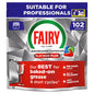 Fairy Professional Platinum Plus Dishwasher Tablets - Pack of 102
