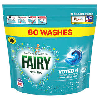 Fairy Non Bio Pods - 80 Washes