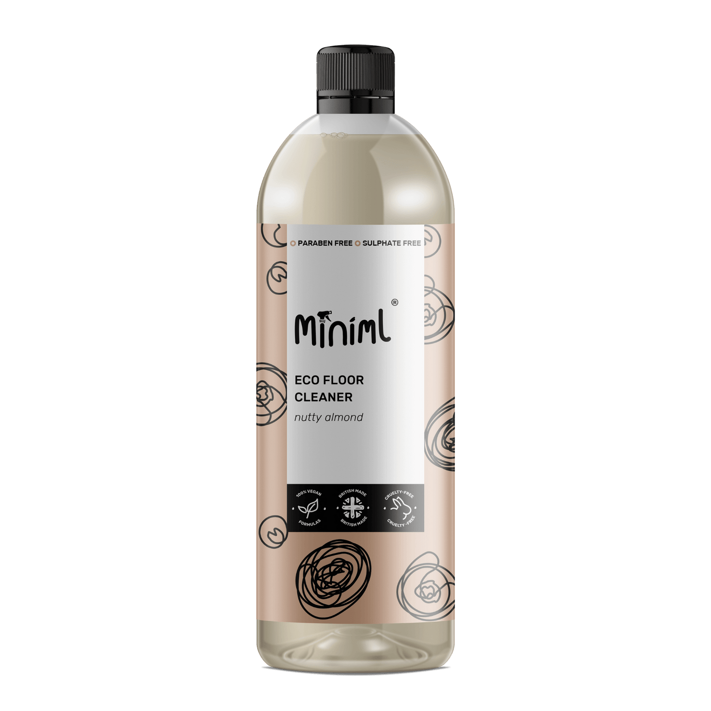 Miniml - Eco Friendly - Floor Cleaner - Nutty Almond - 750ml