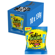 Sour Patch Kids Blue Raspberry - 130g (Pack of 10)