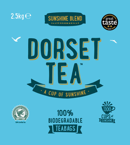 Dorset Tea Sunshine Blend: One Cup Tea Bags For Caterers - Bulk Bag - (Pack of 1100)