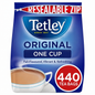 Tetley One Cup Catering Tea Bags - Bulk Pack of 440