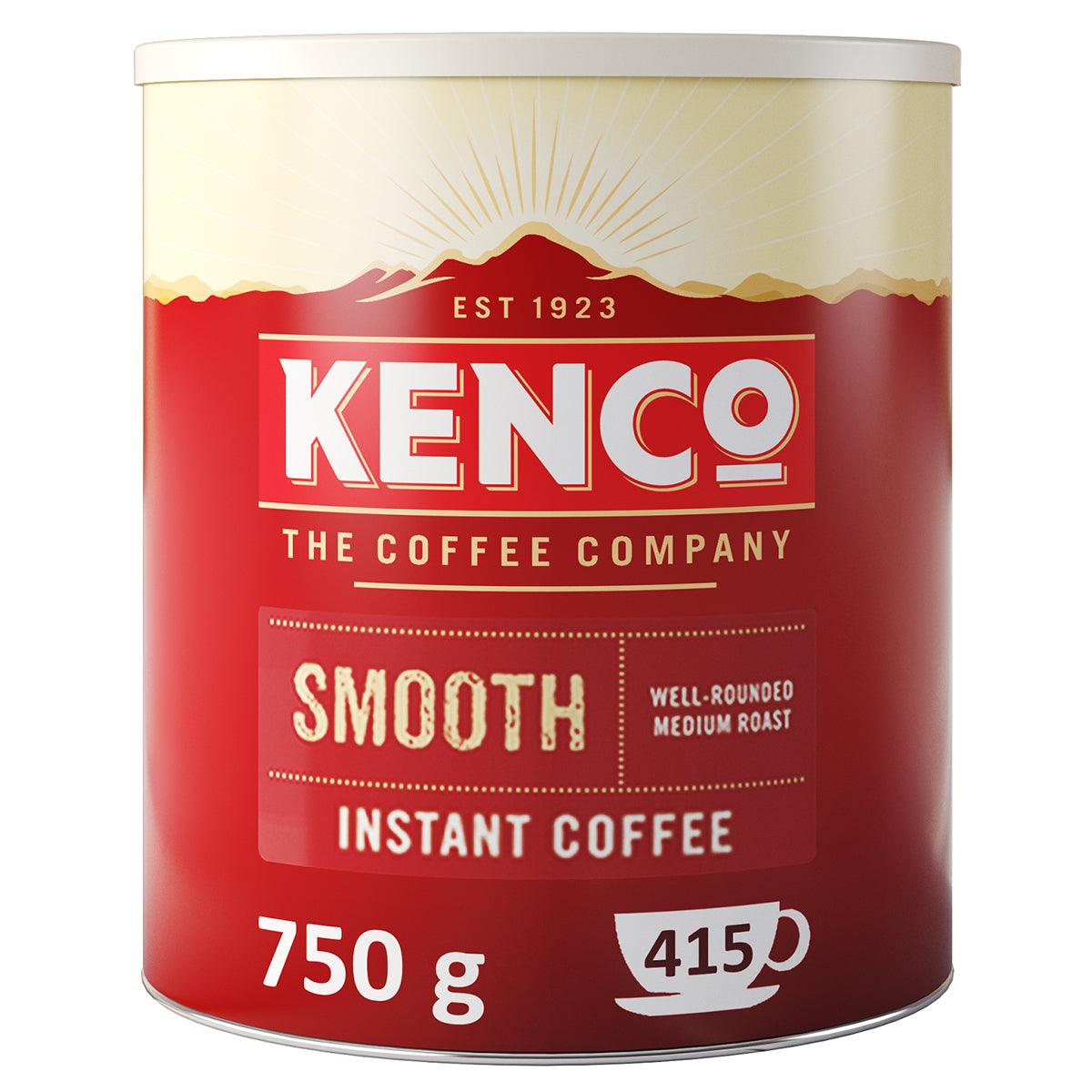 Kenco Smooth Instant Coffee Granules Tin 750g