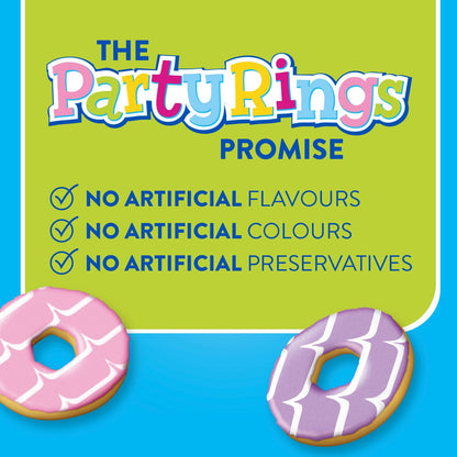 Fox's Mini Party Rings - Individually Wrapped Mini Packs 21g (Box of 40)