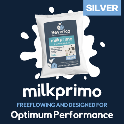Beverica Milkprimo Silver Granulated Milk Powder Blend - 500g (Case of 10)