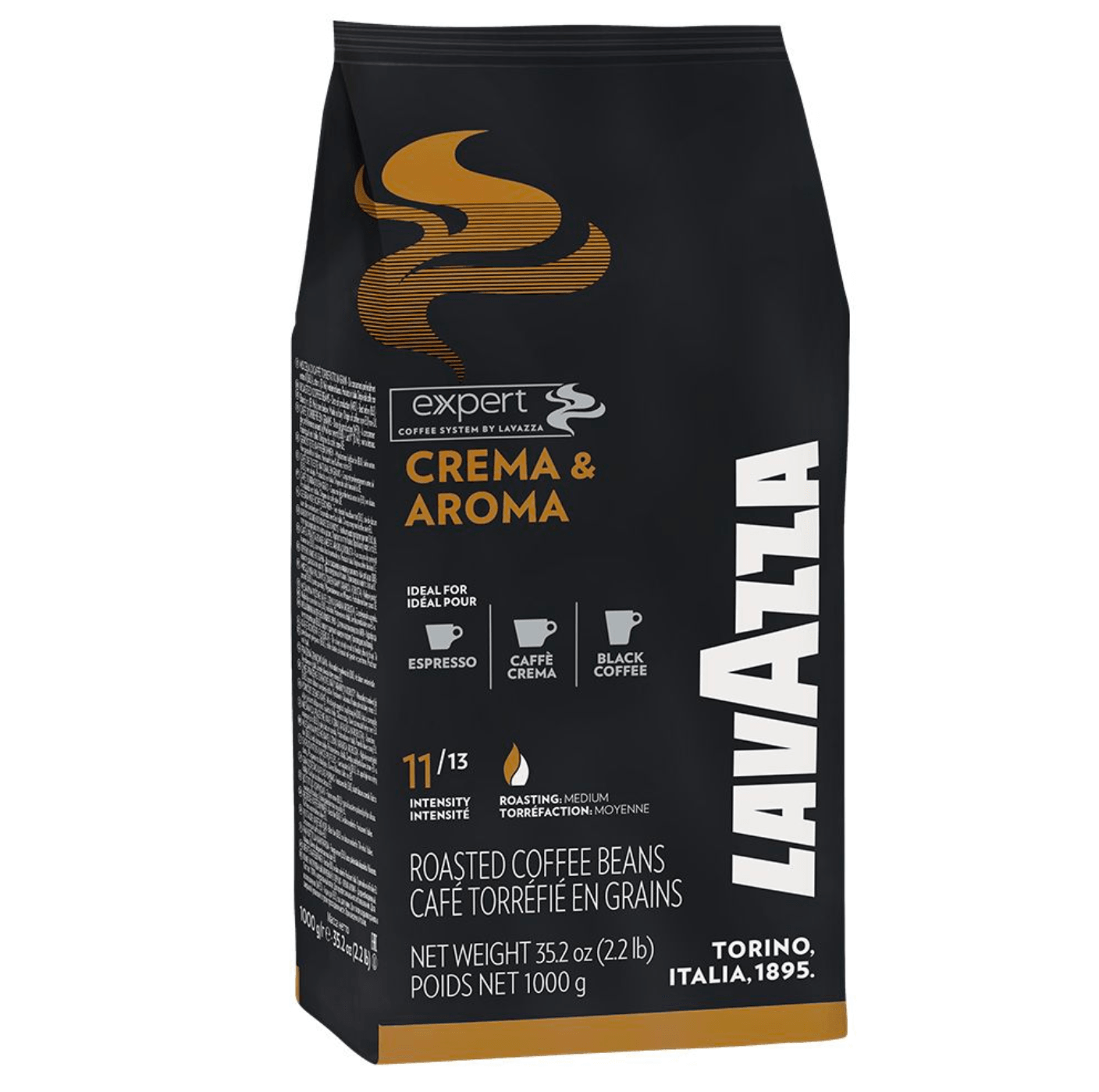 Lavazza Expert Crema & Aroma Coffee Beans - 1kg