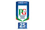 PG Tips Decaf Individually Wrapped Envelope Tea Bags – 25 Pack