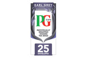 PG Tips Earl Grey Individually Wrapped Envelope Tea Bags – 25 Pack