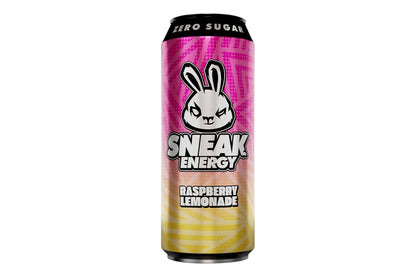 Sneak Energy Raspberry Lemonade - 500ml (Pack of 12)