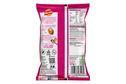 Walkers Prawn Cocktail Crisps 32.5g - Box of 32