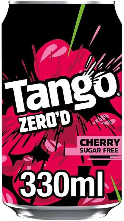 Tango Cherry Zero'd Sugar Free - 330ml (Case of 24)