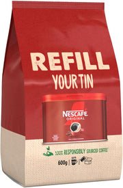 Nescafé Original Instant Coffee Granules Refill Bag 600g