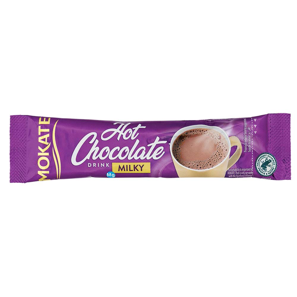Mokate Instant Hot Chocolate Sachets - 100 Pack (10 x 10)